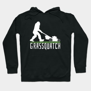 Sasquatch Grassquatch Lawn Mowing for Landscapers Lawn Workers Lawncare Hoodie